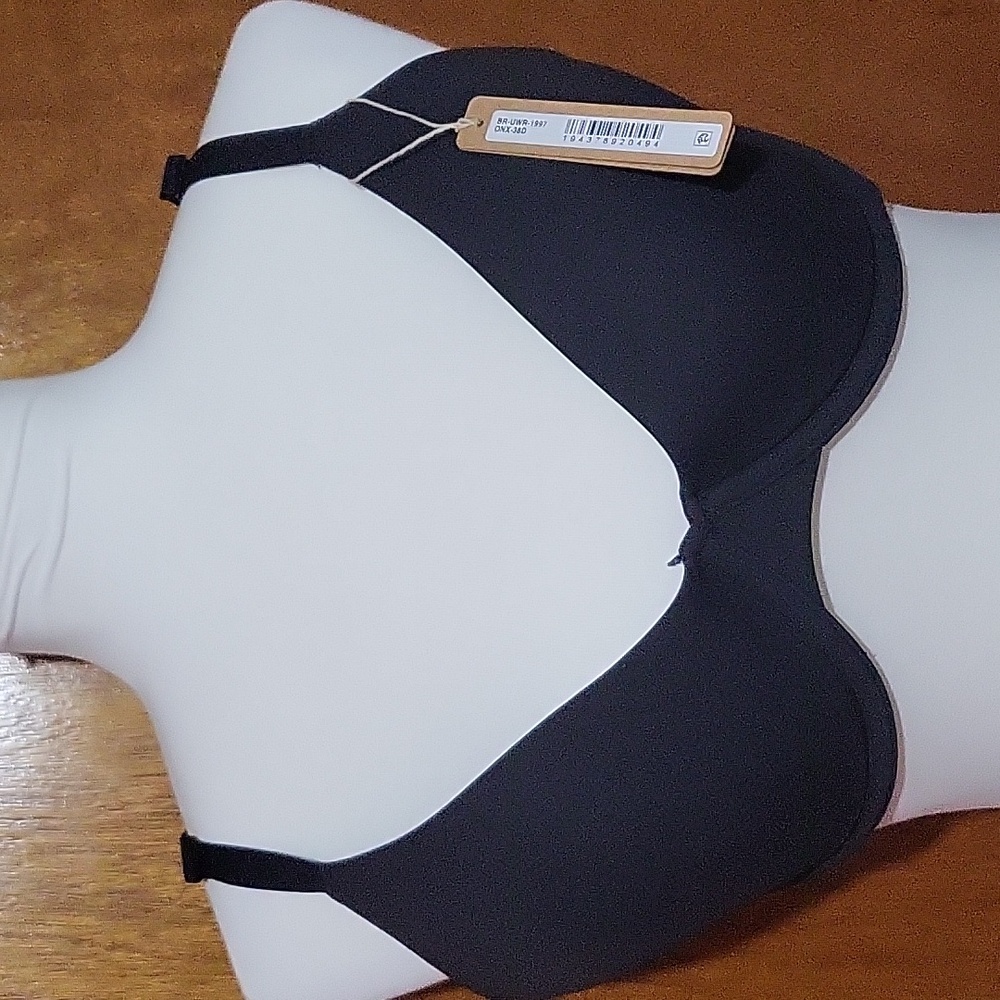 NWT Skims Black Underwire Push Up Bra Size 38D - Picture 6 of 9